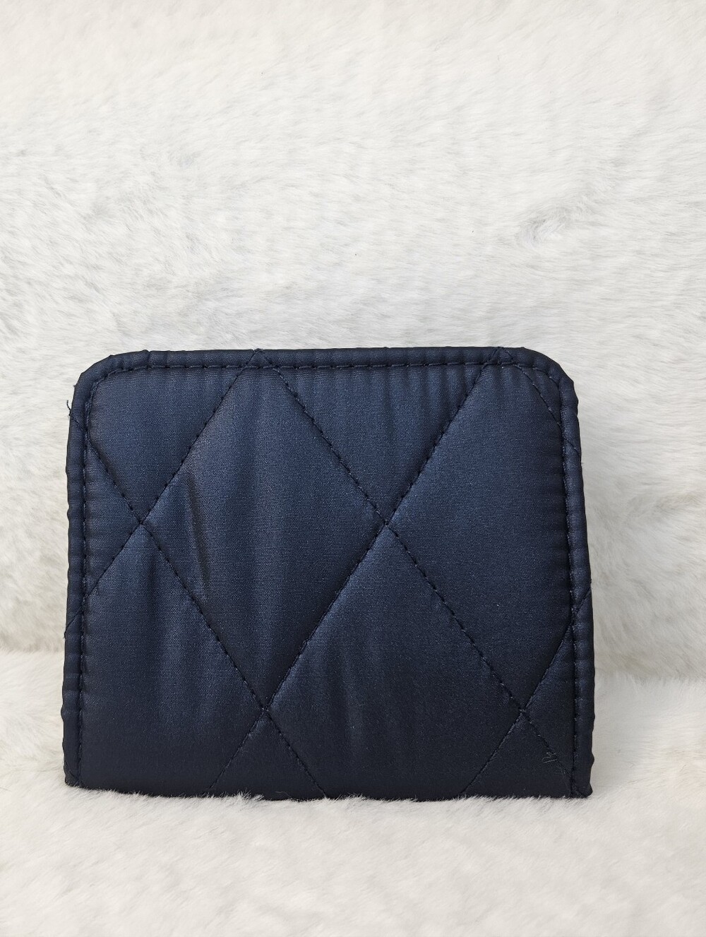 Vera Bradley Quilted Navy Wallet - Picture 3 of 7